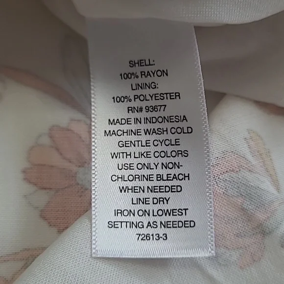 a.n.a Woman Peachy Floral Maxi Dress Sz 2XL Peach Floral Spaghetti Straps NWT - Picture 13 of 13